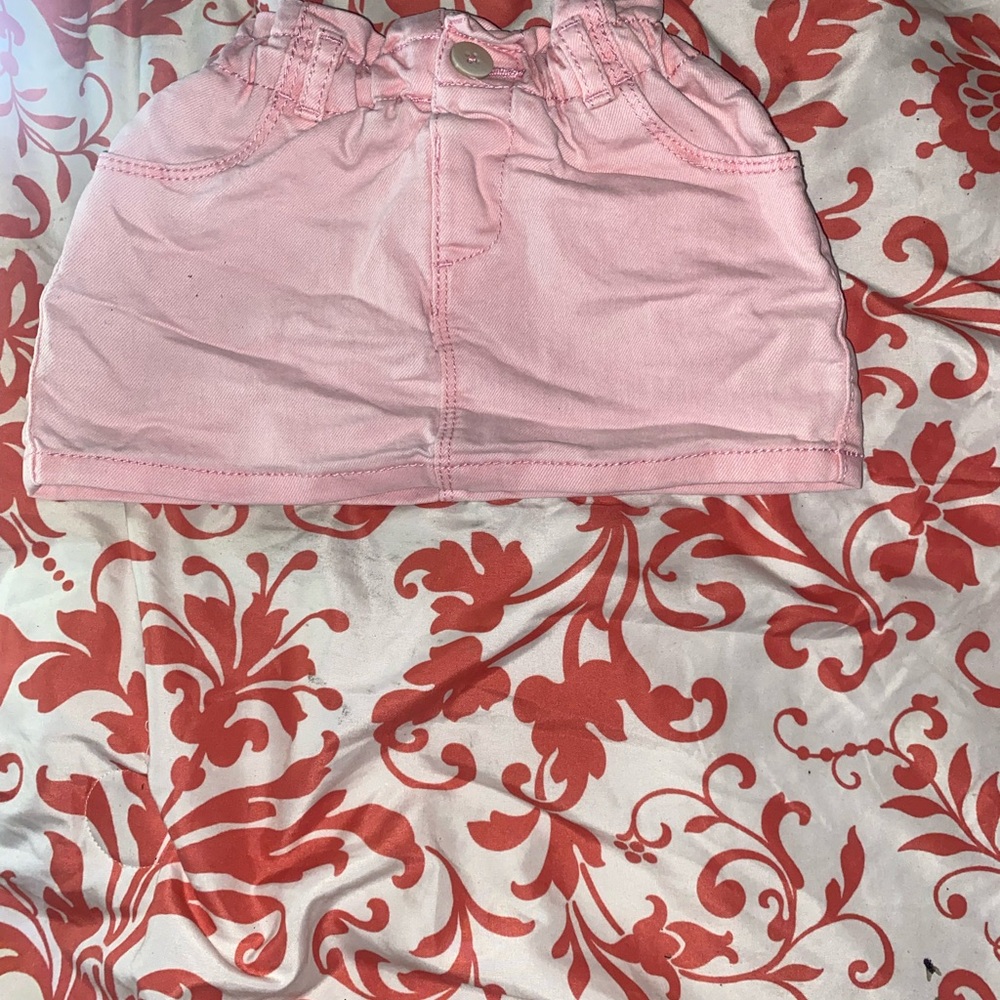 Pink Mini Skirt